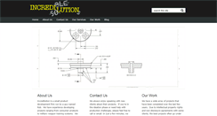 Desktop Screenshot of incredilution.com